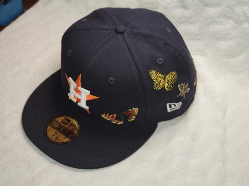NEW ERA × FELT Houston Astros-7 1/2✨️ New Era 59Fifty MLB Houston Astros Fitted Size 7 1/2 Bill