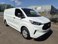 2024 24 FORD TRANSIT CUSTOM 2.0 EcoBlue 110ps H1 Van Trend White Damaged Salvage