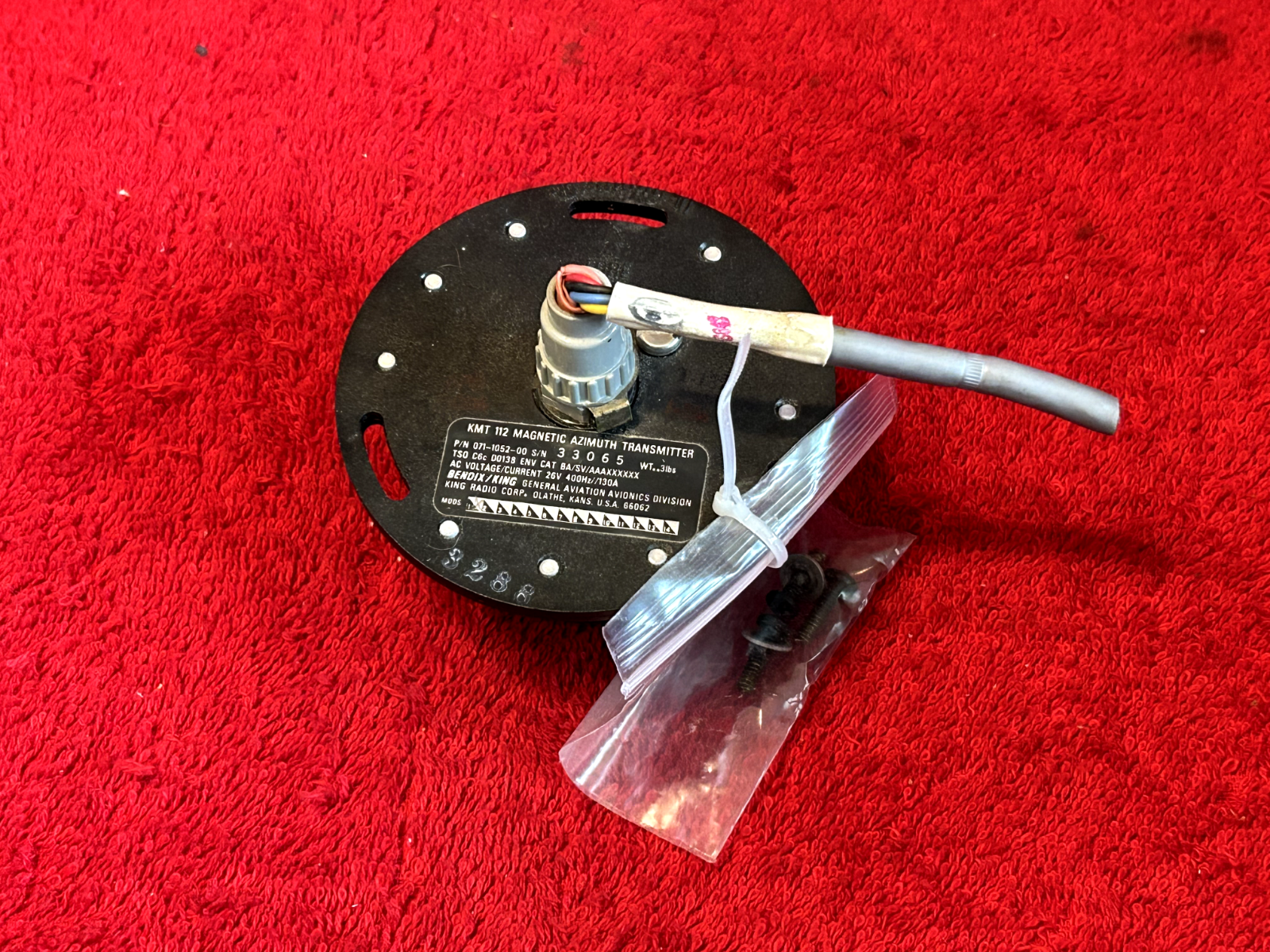 mowl エアロディネックス　デンケンモカ BENDIX/KING KMT 112 MAGNETIC FLUX DETECTOR P/N 071-1052-00