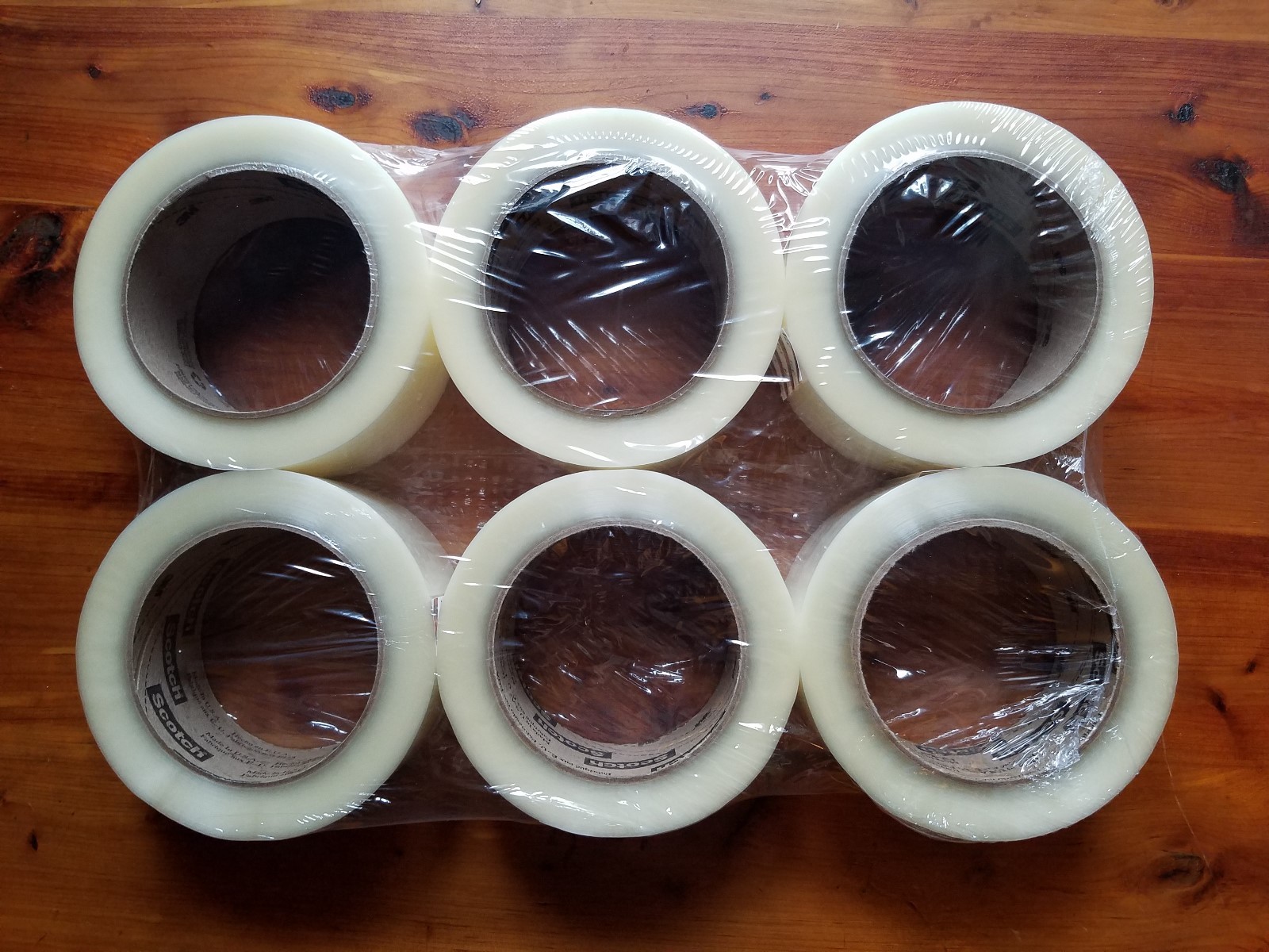 3M 371 SCOTCH CLEAR PACKAGING TAPE 2"X110YD 48mmX100M CARTON SEALING BOX SHIP