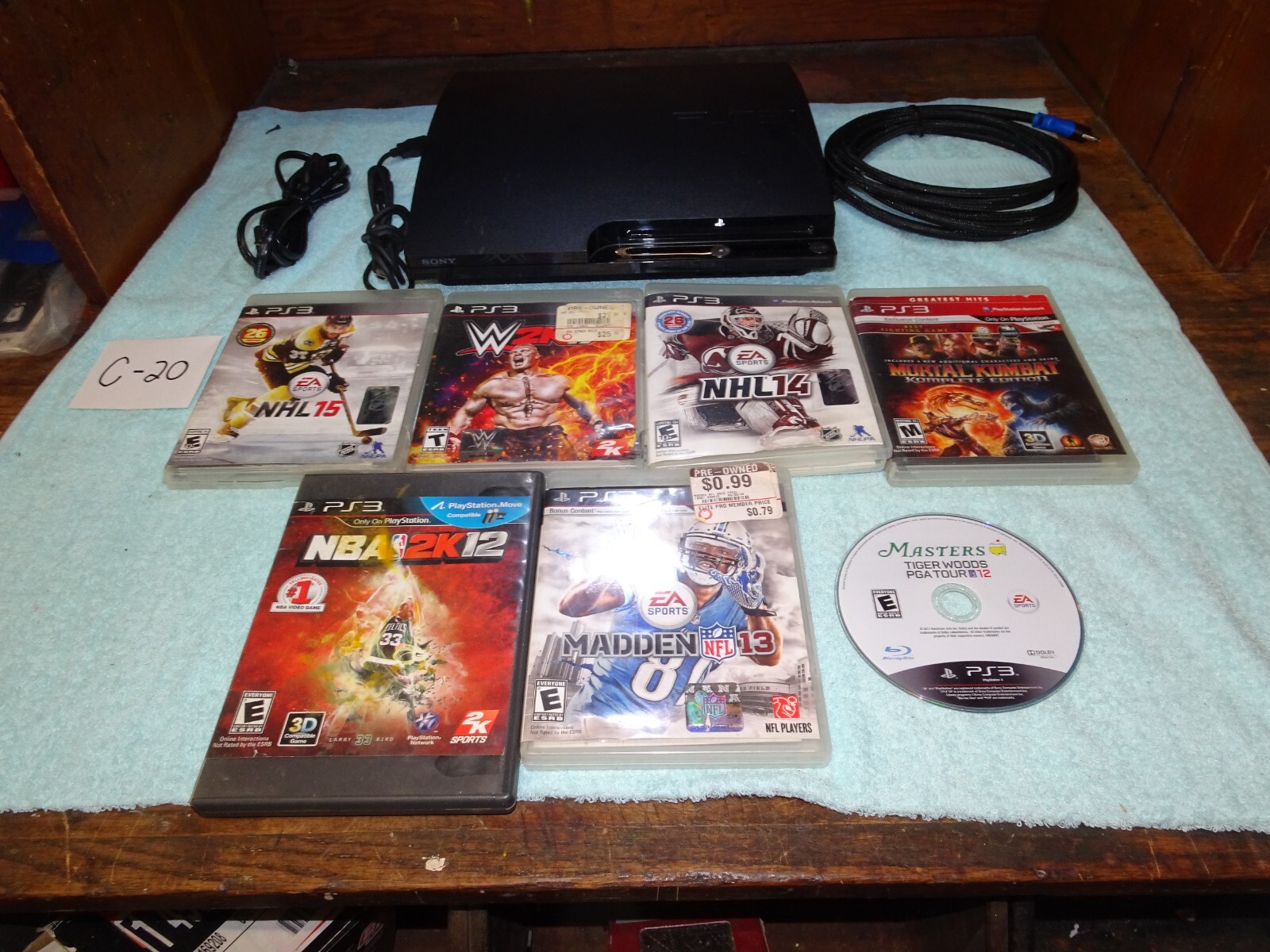 Sony PlayStation 3 Slim 250 Console CECH-2001A & 7 Games* | eBay