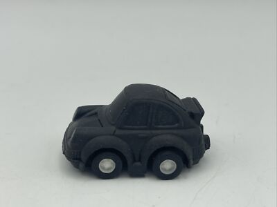 PORSCHE 930 BLACK RUBBER/PLASTIC PULL BACK FRICTION SANRIO 1:95  JAPAN VINTAGE