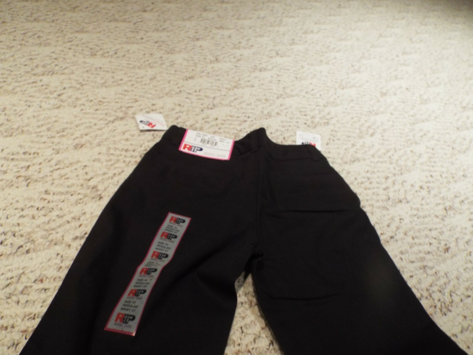 Girls navy blue pants size 10 adjustable waist band by Royal park school uniform