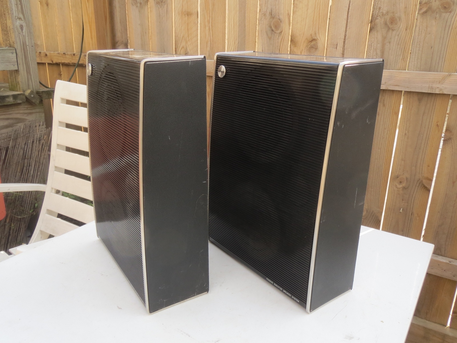 sony passive radiator speaker system