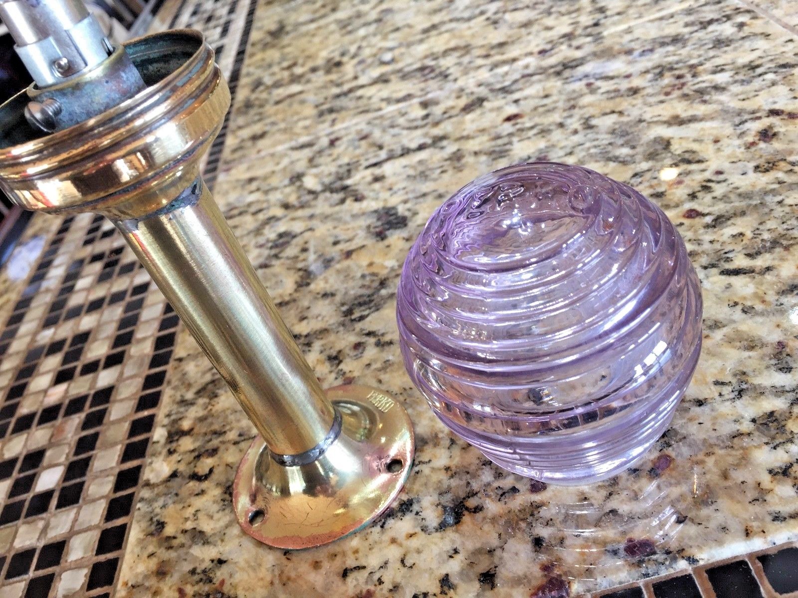 OLD PERKO BEEHIVE STERN LIGHT, CHRIS CRAFT, HACKER...REWIRED LED 8