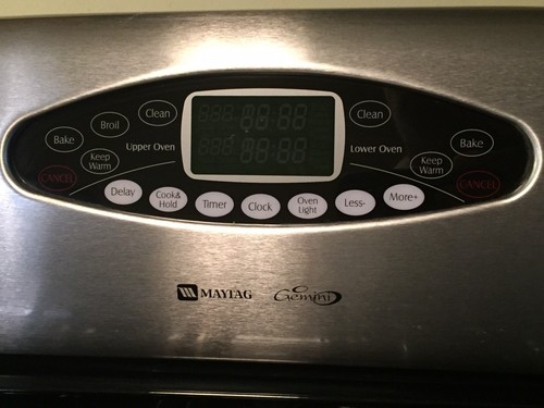 Maytag 2008 Gemini Stainless Double Oven 5 Burner Gas Stove