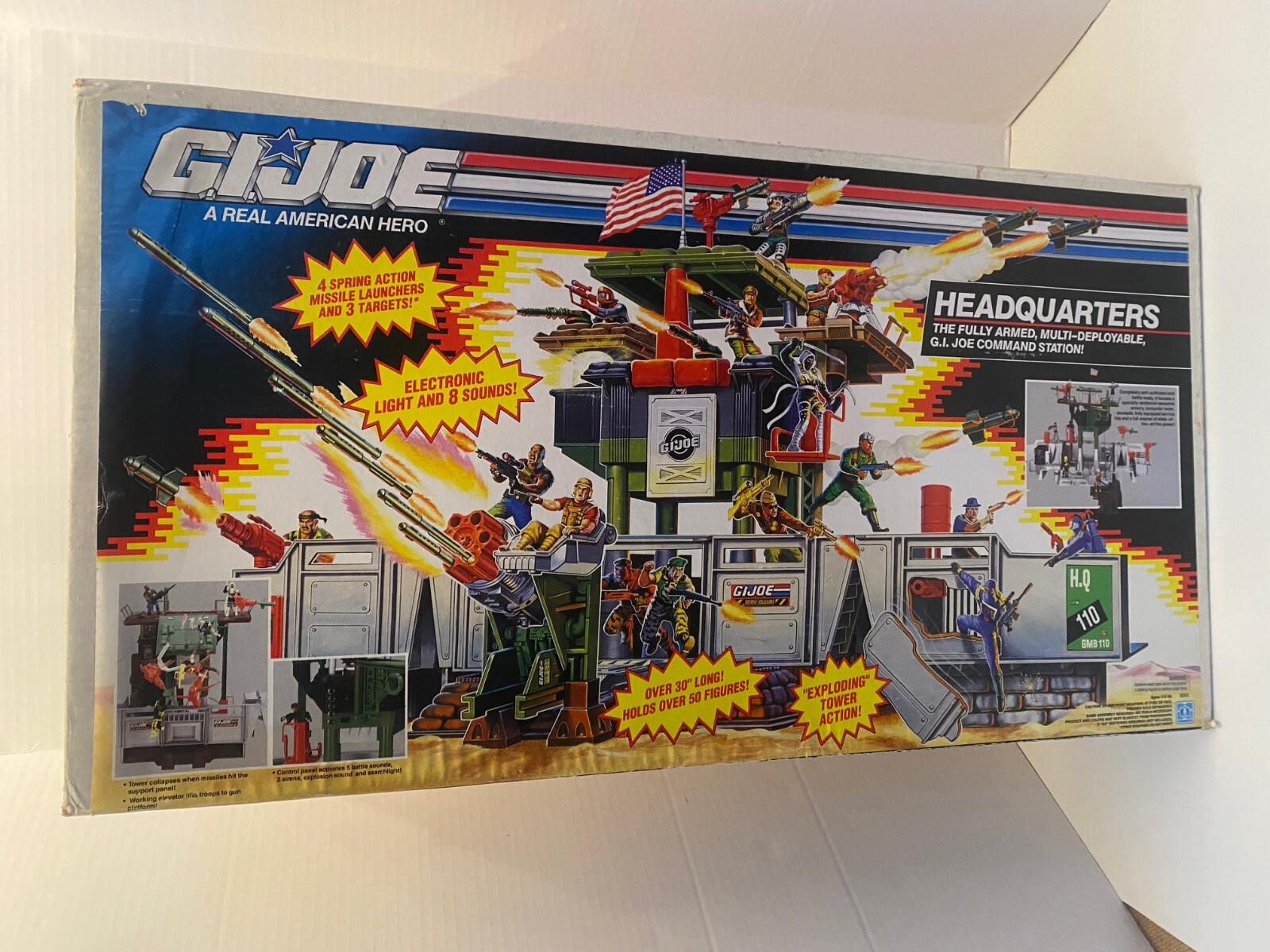 G.I. Joe Headquarters 1991 Command Station Hasbro Playset 3 G.I. Joe Headquarters 1991 Command Station Hasbro Playset 3