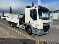 2016 DAF TRUCKS LF 45.180 12Ton Dropside Hiab Crane Euro 6 NA Diesel Manual