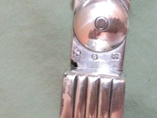 Antique Silver Plated Wick Trimmer French Marks