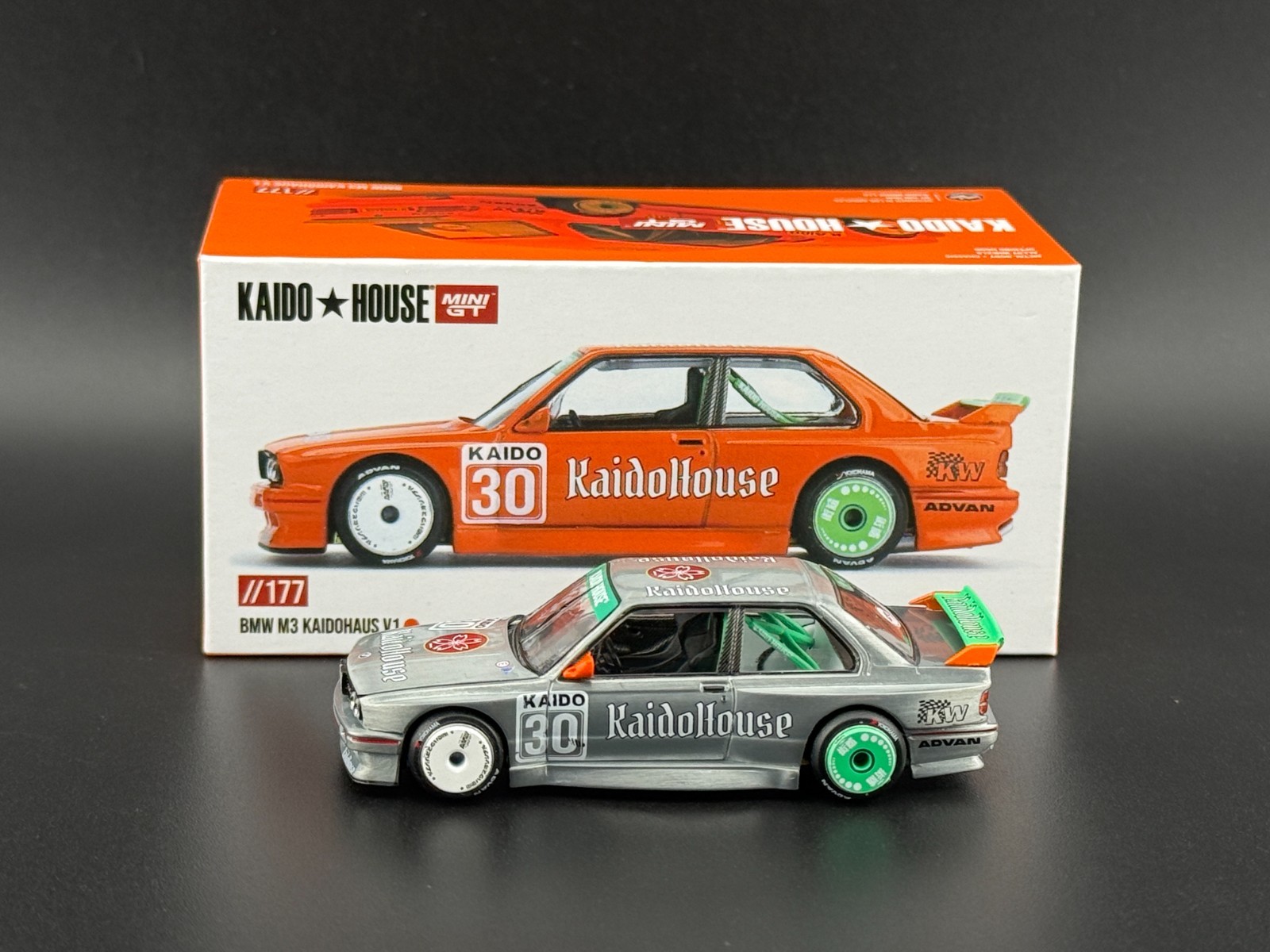 Kaido House x Mini GT BMW M3 KAIDOHAUS V1 Orange #177 1/64