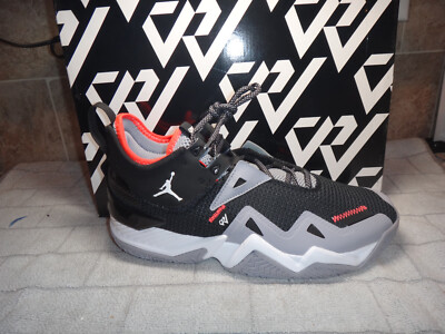 Jordan Westbrook One Take Black Cement Grey Sneakers CJ0780-001 Mens 10.5