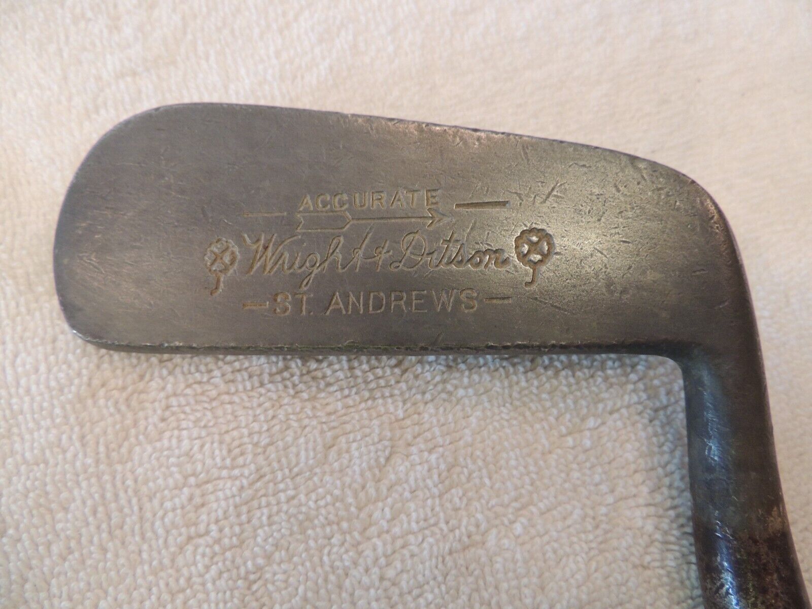 Wright + Ditson St Andrews Hickory Shaft Putter 36 Wright + Ditson St Andrews Hickory Shaft Putter 36