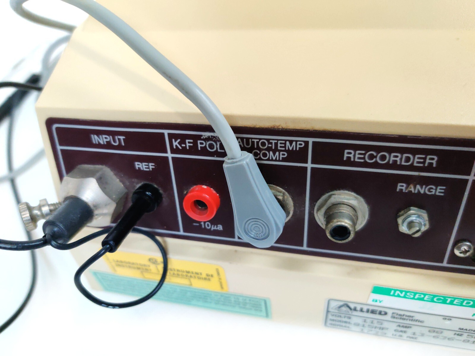 Allied Fisher Scientific 815MP Accumet pH Meter w Temperature and pH Probe