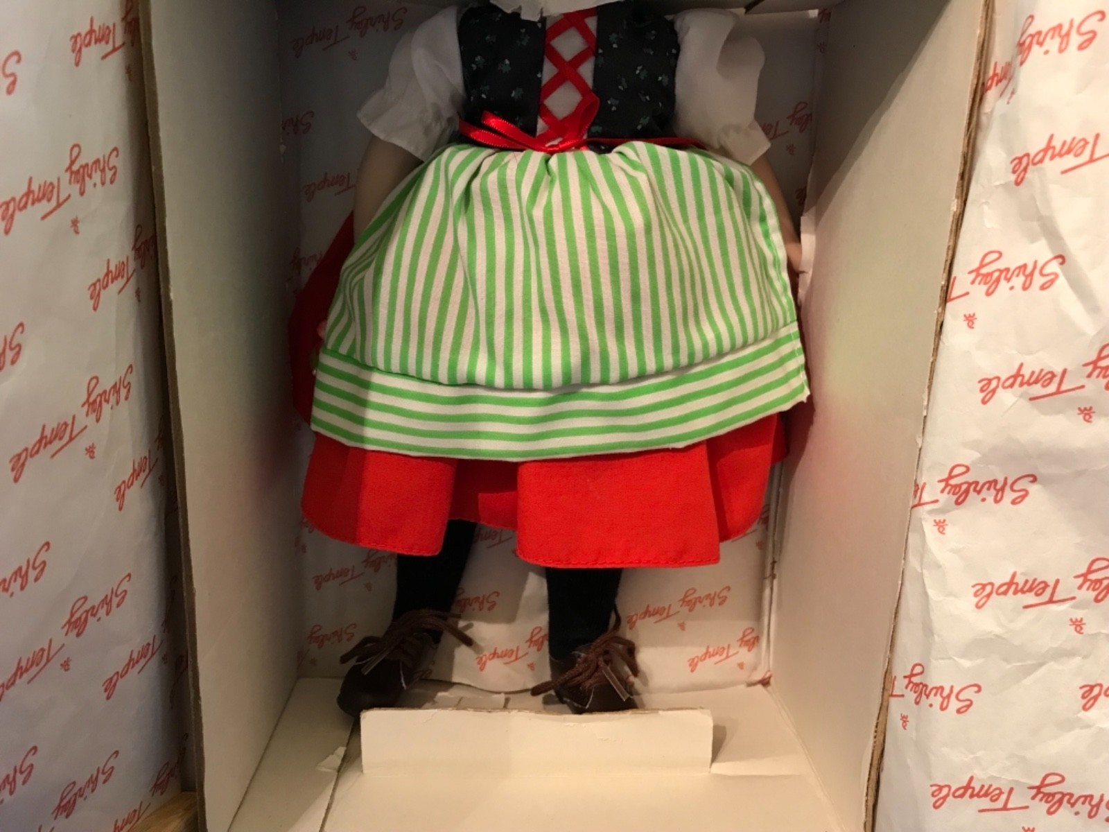 Danbury Mint Shirley Temple Heidi Doll 1st in Series 14” w Box Silver Screen