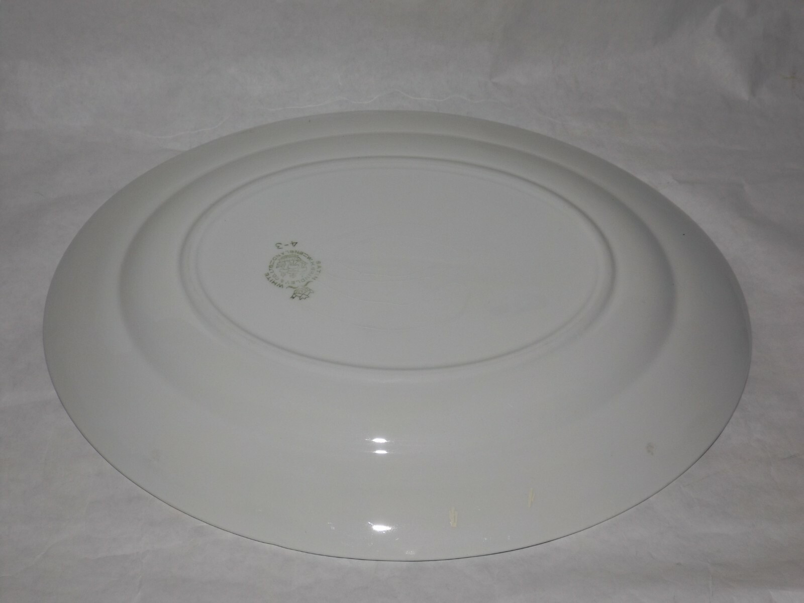 Grindley Serving Platter 4-3 Satin White 11 7/8