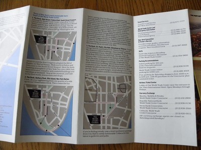 New York Begins At The World Trade Center - Brochure