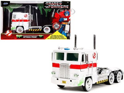 G1 OPTIMUS PRIME TRUCK ''GHOSTBUSTERS'' ''TRANSFORMERS'' CROSSOVER BY JADA 35572
