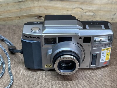 Olympus 35mm Accura View 90 Camera w/ Wrist Strap & Instruction Booklet TESTED!!