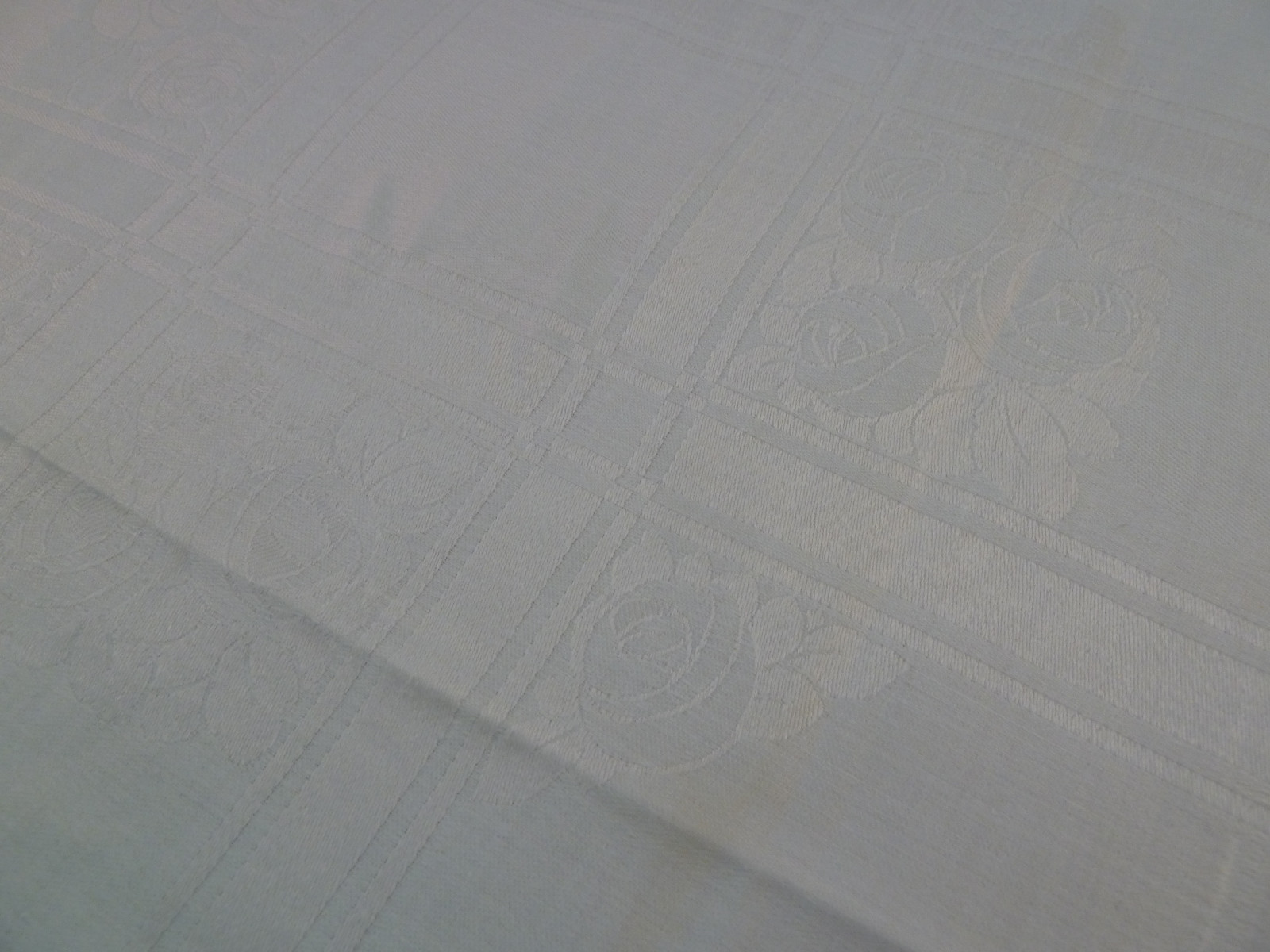 Vintage Linen Napkins Set of 12 Damask Antique Large 24