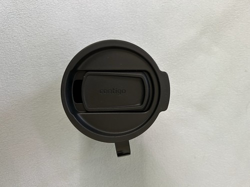 Contigo Stainless Steel Travel Mug, 14 oz, Black with Silver Lid, Splash-Proof