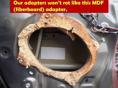 12" Subwoofer Speaker Spacers Depth Extender Extending Ring - 1" SOLID SSK12XXK