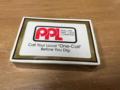 Phillips Pipe Line Co Playing Cards Deck Sealed Vintage Gas ConocoPhillips 66