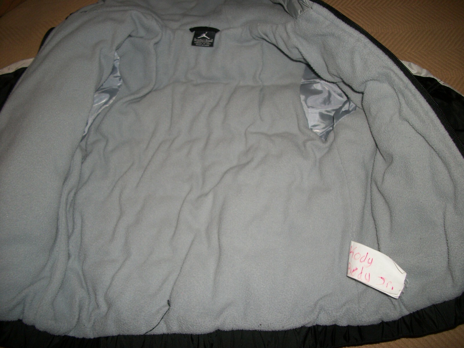 Jordan Boys size 6/7 VGUC Coat~Black