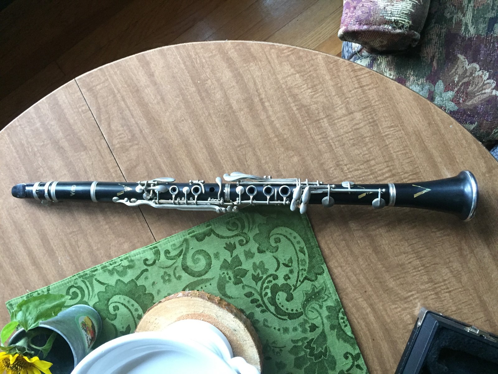 Leblanc Vito B Flat Clarinet V-40 hard rubber mouthpiece