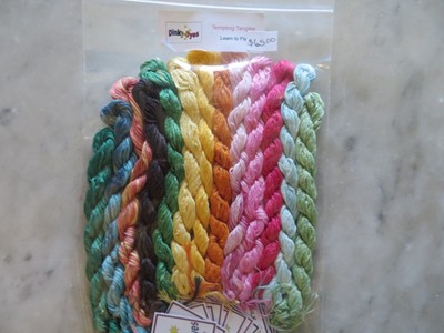 10% Off Dinky Dyes Silk Pack for Tempting Tangles design - Learn To Fly