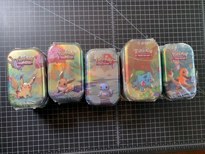 Pokemon Kanto Friends Mini Tin - SQUIRTLE ONLY 