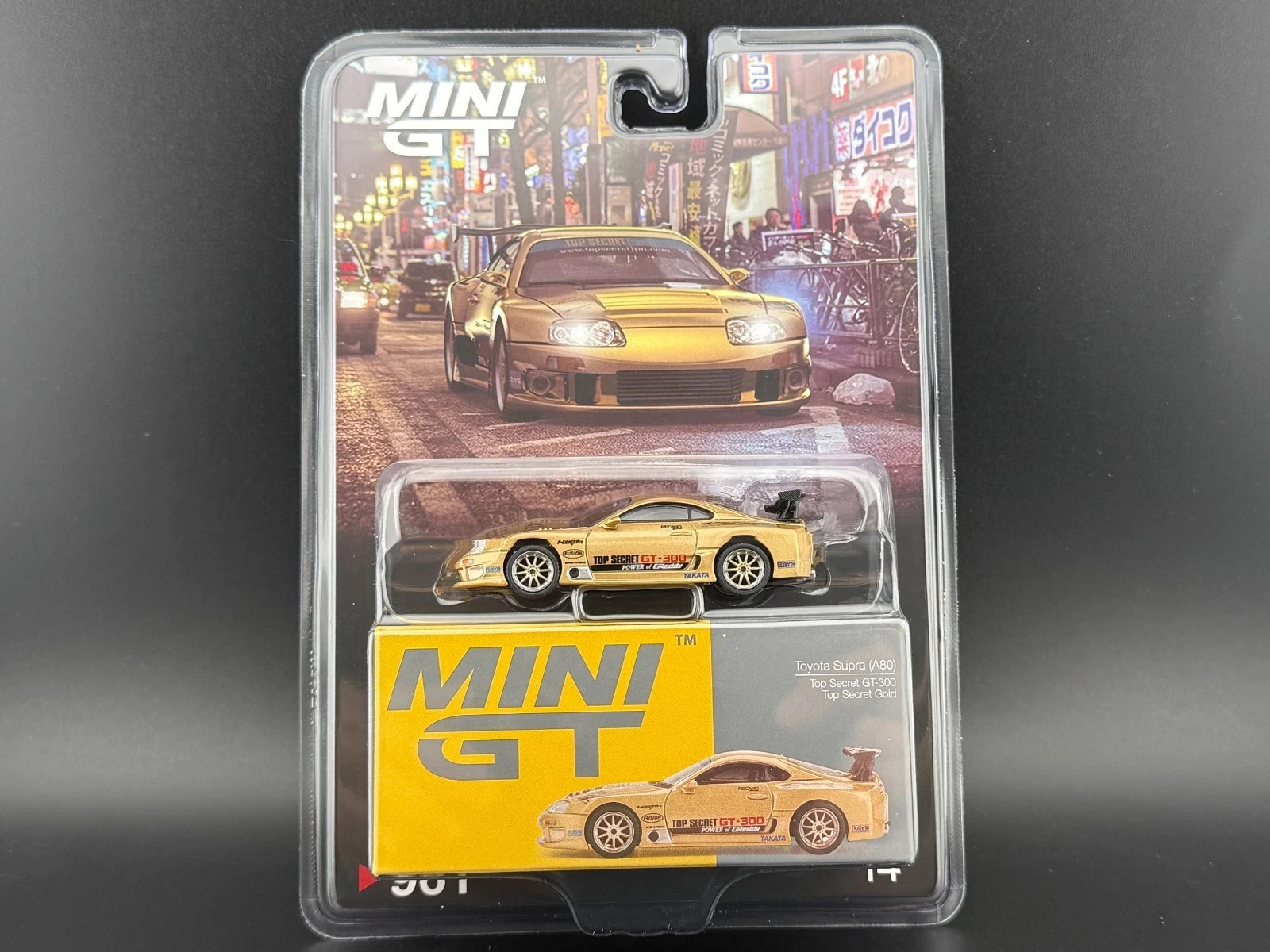 「Chase」1/64 MINI GT Toyota Supra (A80) Mini GT 1:64 Toyota Supra (A80) Top Secret GT-300 Top Secret