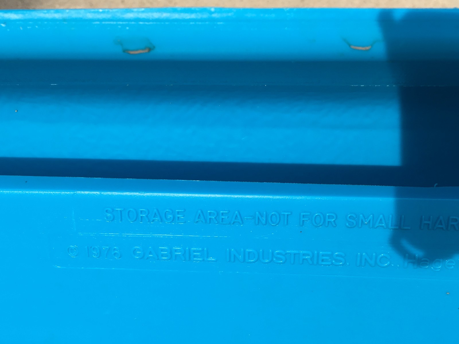 Vintage 1976 Blue Case Gabriel Erector Set                                    m3