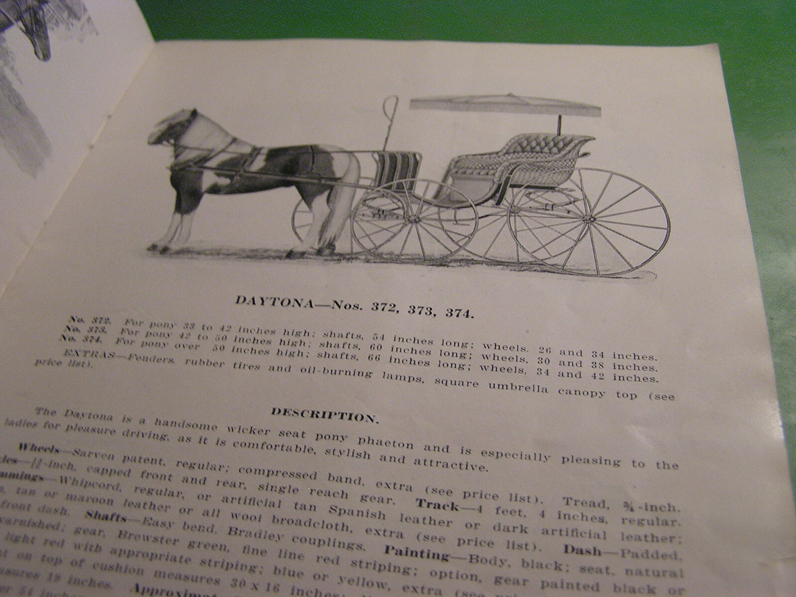 Pony Buggy Catalog Harness Eagle Carriage Cincinnati Ohio Company 1919 Antique