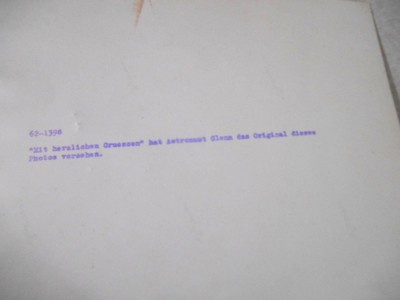 JOHN GLENN ASTRONAUT 7X8 3/4