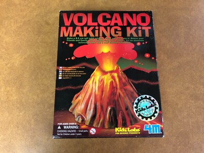 Kidz Labs Volcano Making Kit Fun Science Project 4M Educational