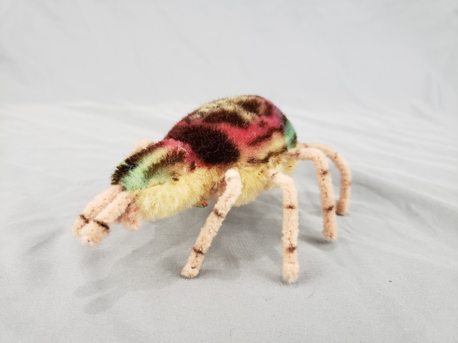 Vintage Steiff Spidy Mohair Plush 12 cm 5 Inches Chest Tag Only Great Shape