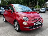 2016 Fiat 500 1.2 Lounge Euro 6 (s/s) 3dr Hatchback Petrol Manual