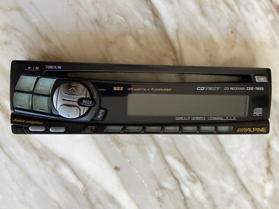 ALPINE CDE-7859 CAR STEREO ALPINE CDE-7859 FACEPLATE ONLY OEM 