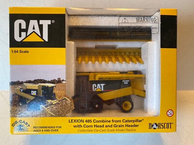 1/64 Norscot Cat Caterpillar LEXION 485 Combine Farm Toy 55028