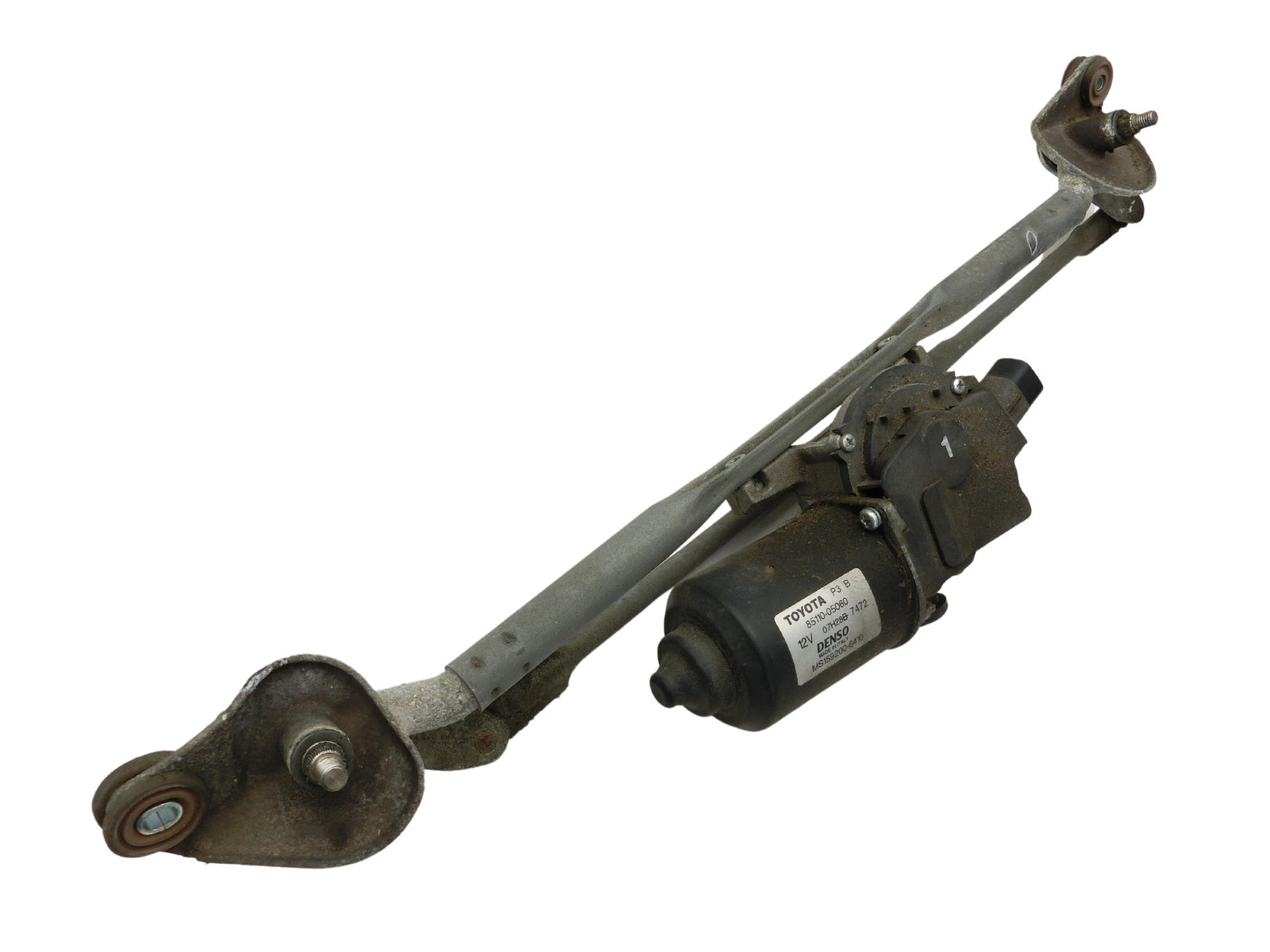 Toyota Avensis T25 06-08 Wischermotor m. Wischergestänge Vorne  - Bild 1