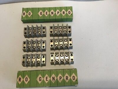 Vintage 3 Pole Position  Terminal Blocks Lot Of 10 - NOS