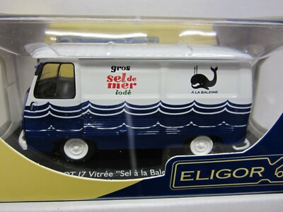 PEUGEOT J7 TOLE SEL DE MER A LA BALEINE ELIGOR 100975 1/43 CAMION UTILITAIRE