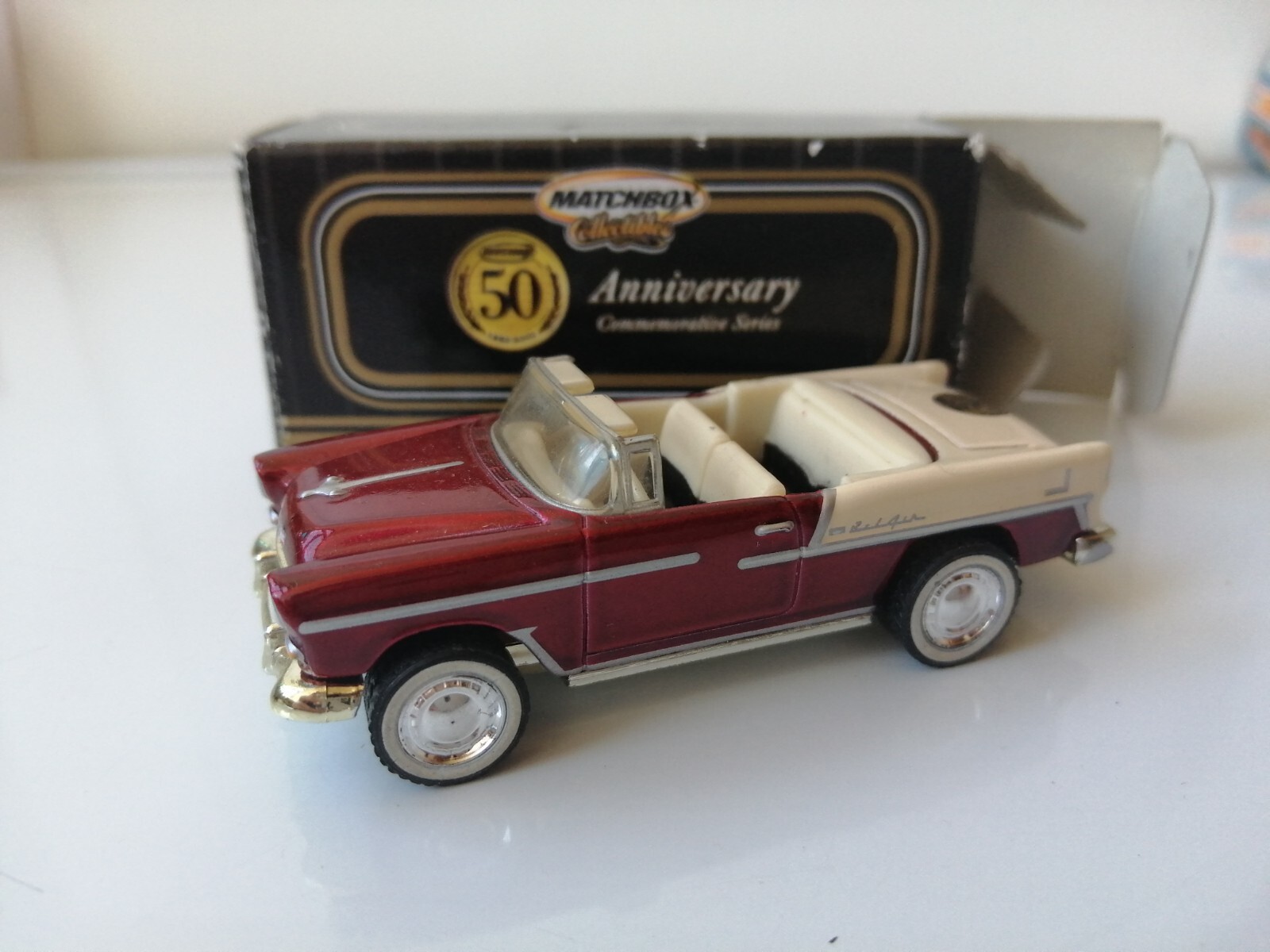 ミニカー MATCHBOX Chevrolet Bel Air Convertible Matchbox Car 1957 Royal Blue Chevrolet Bel Air Convertible 1