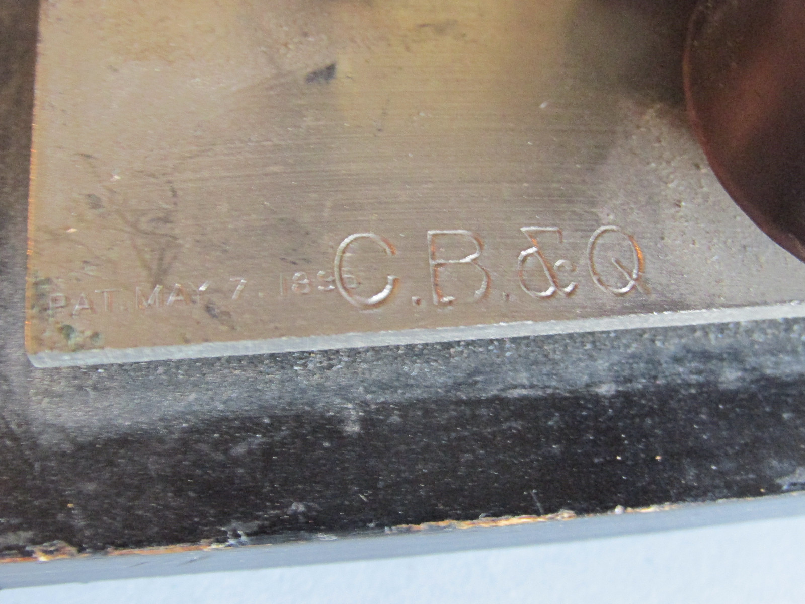 CB & Q Railroad RELAY Telegraph Key Sounder Pat 1895 Original Chicago Burlington