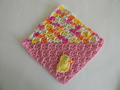 oh JOY! Easter Handmade Crochet Dishcloths Cotton 