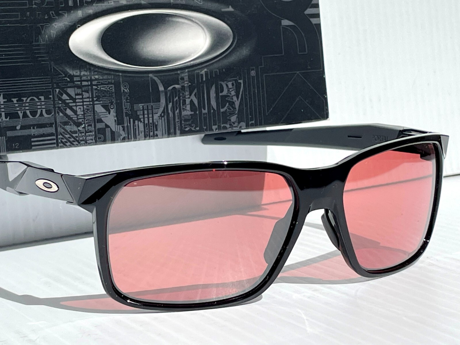 NEW Oakley PORTAL X Polished Black PRIZM Dark Golf Lens NEW Oakley PORTAL X Polished Black PRIZM Dark Golf Lens