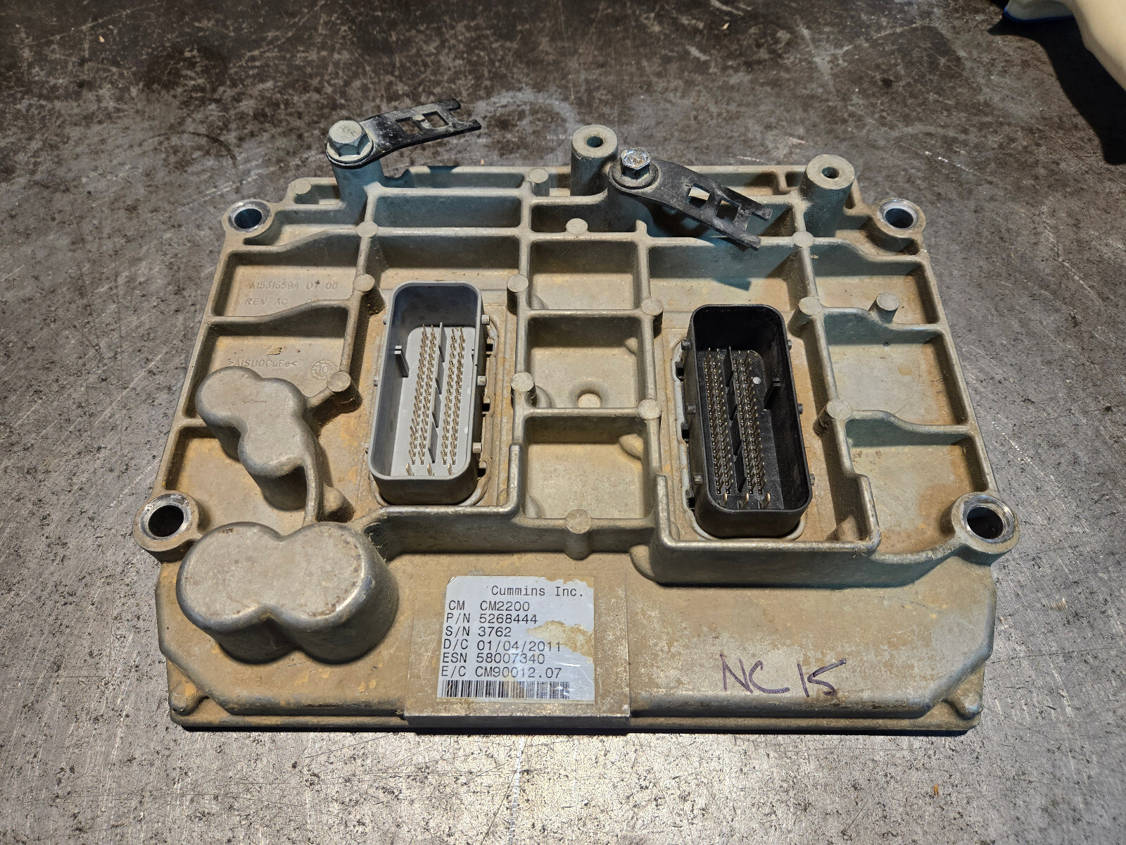 2010-2012 DODGE RAM 2500/3500 ECM 6.7 PCM ECU 5268444 CUMMINS CM2200 - Picture 1 of 8