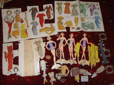 vintage paper doll valentine theme 1920s 1930s 305566222184