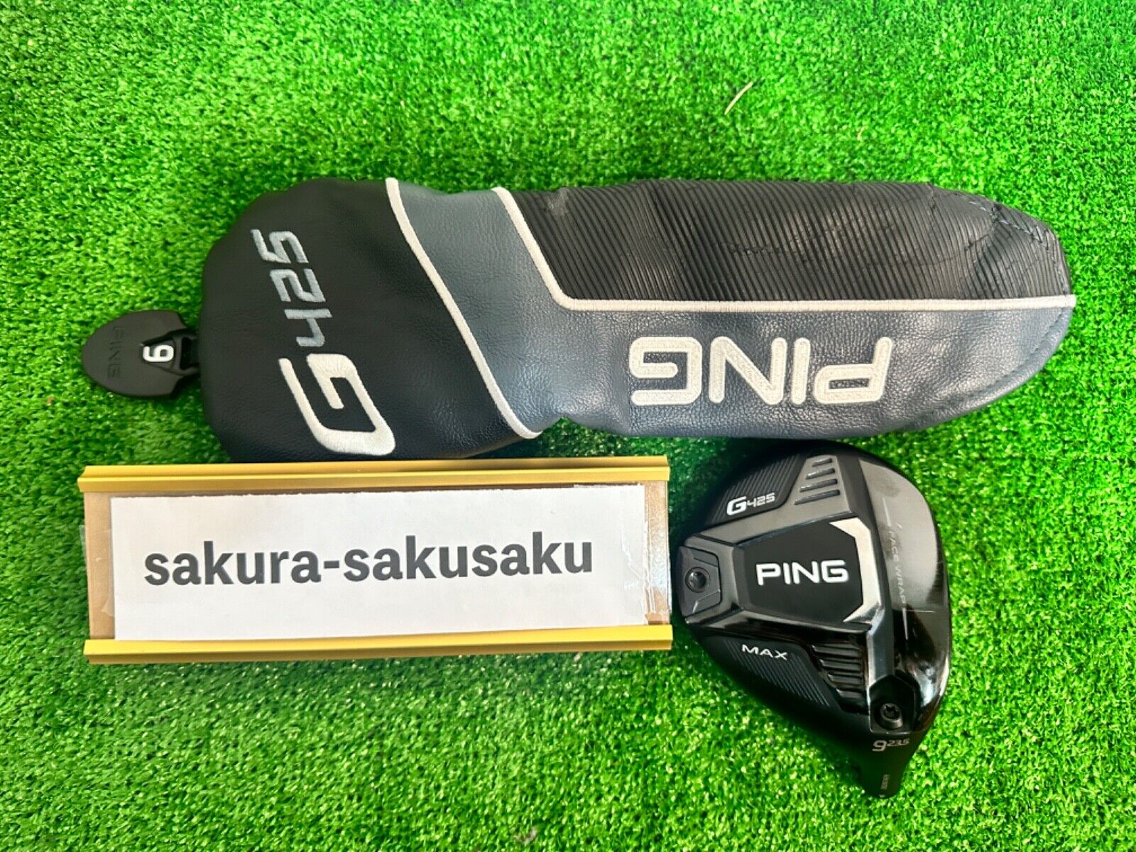 Ping G425 Max 9W 23.5 Degree Fairway Wood With Head Cover Ping G425 Max 9W 23.5 Degree Fairway Wood With Head Cover