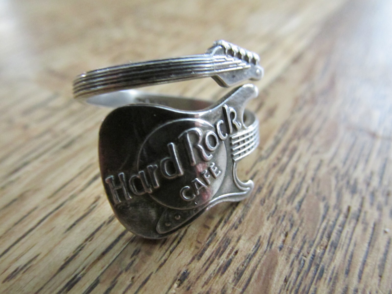 Hard Rock Guitar Wrap Ring Sterling Silver, Vintage | eBay